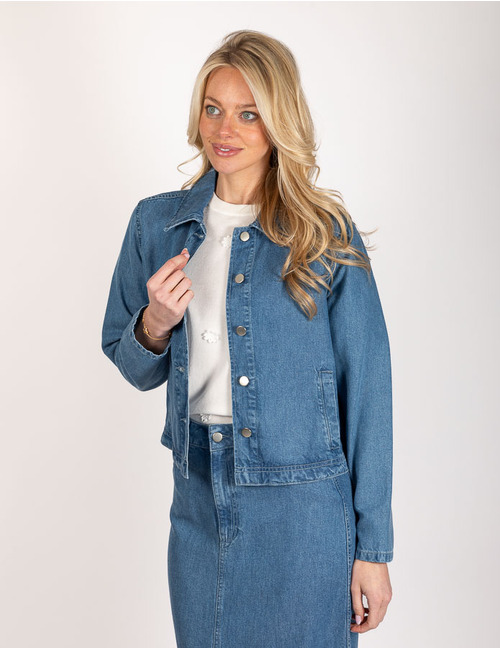 Senso jeansjas midden washing