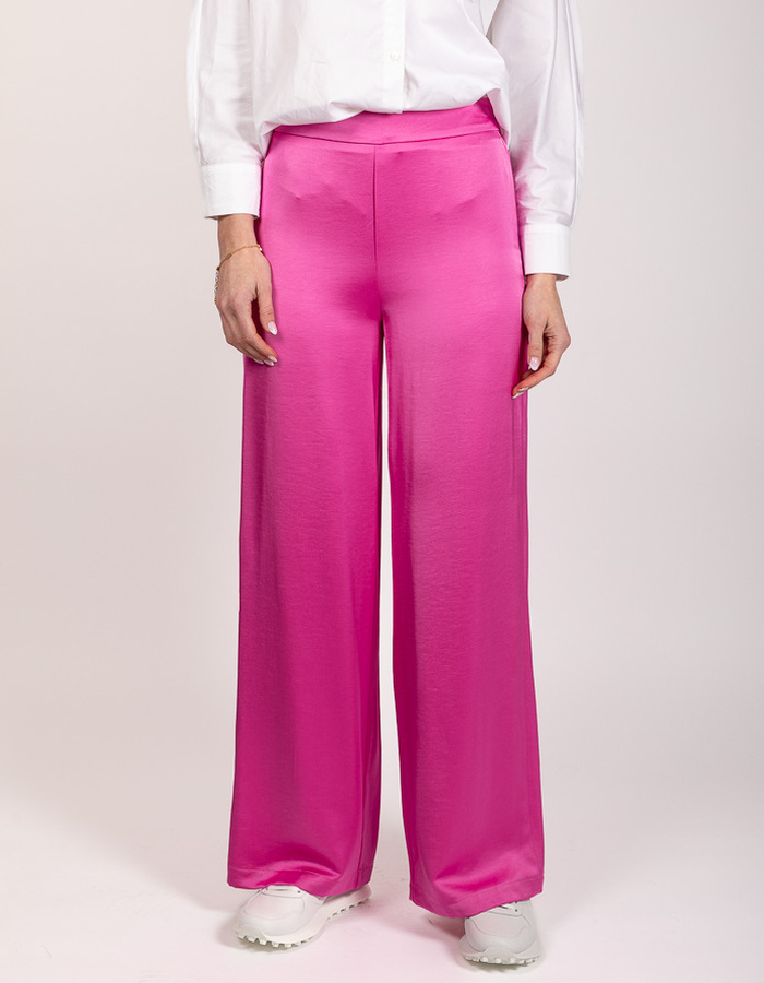 Senso broek met elatische band fuschia