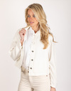 Senso jeansjas wit
