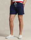 Donkerblauwe stretch zwemshort met meshvoering