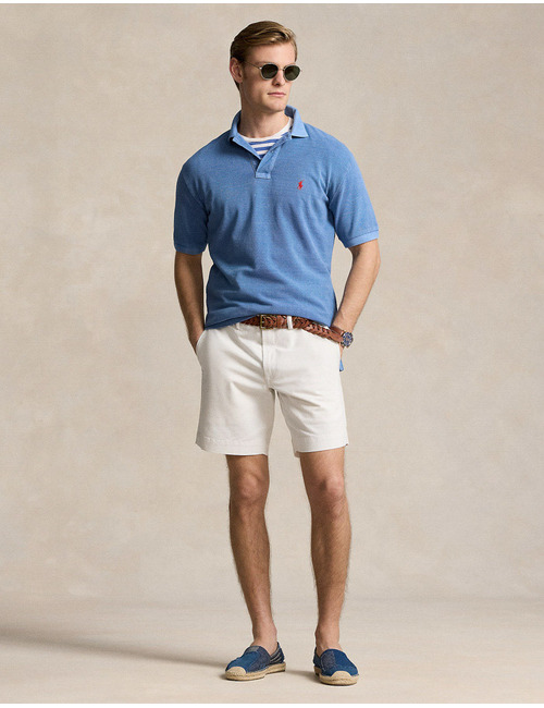 Witte straight fit stretch chino short