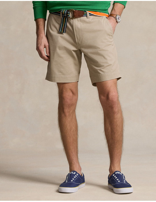 Straight fit stretch chino short