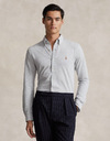 Grijs knit oxford overhemd 