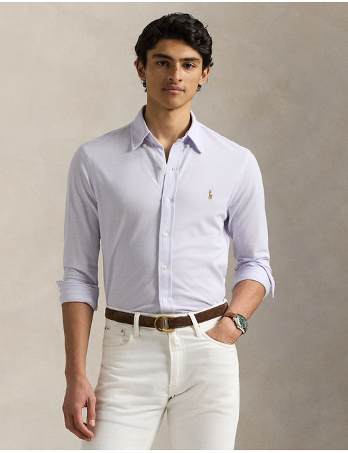 knit oxford overhemd