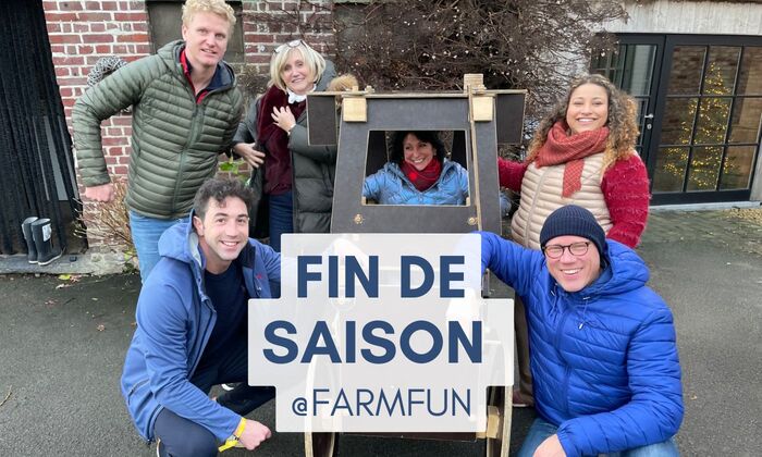  Teambuilding tussen de koeien