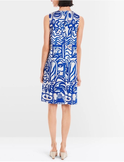 Marccain kort kleed blauw