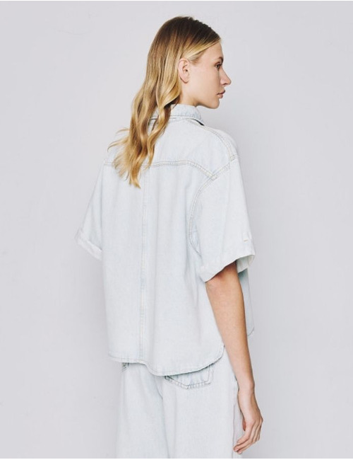 Access jeansjas lichte washing