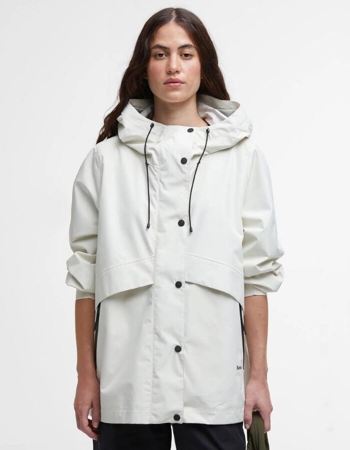 Barbour regenjassen ecru