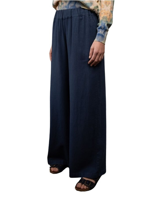 Jeff broek met elatische band blauw
