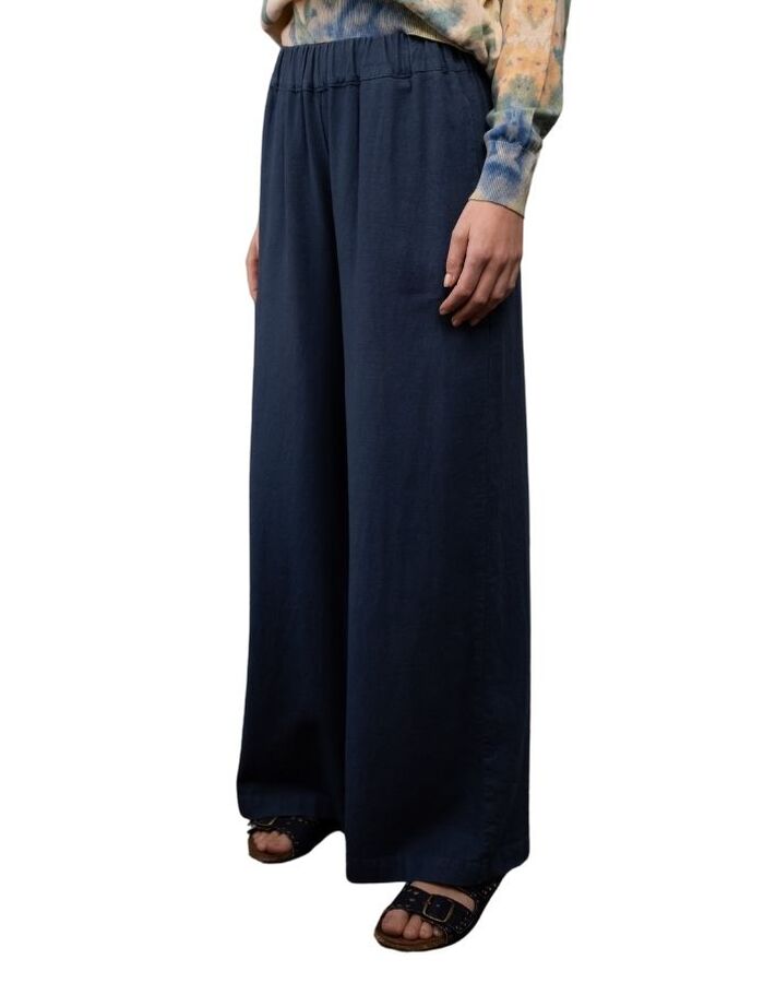 Jeff broek met elatische band blauw
