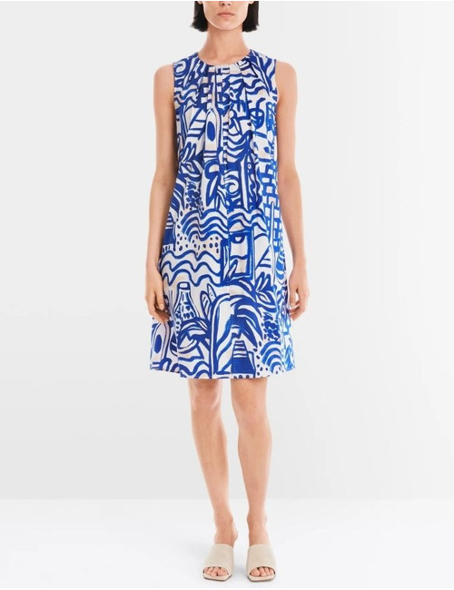 Marccain kort kleed blauw