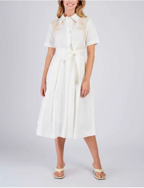 Rene Derhy kleed beige