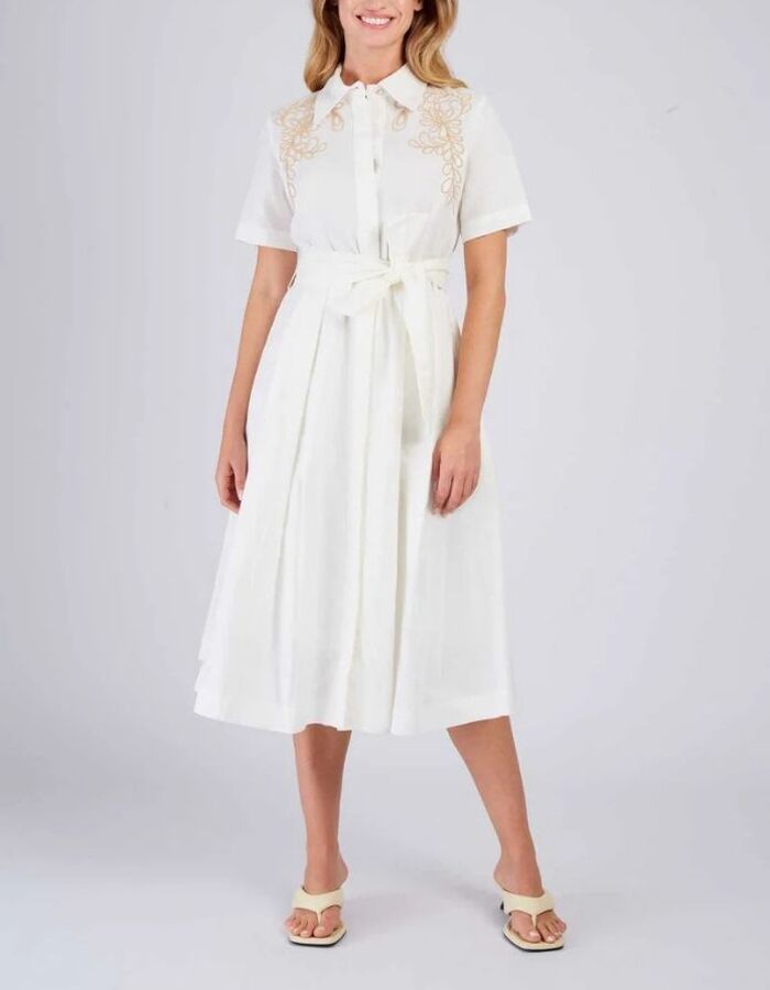 Rene Derhy kleed beige