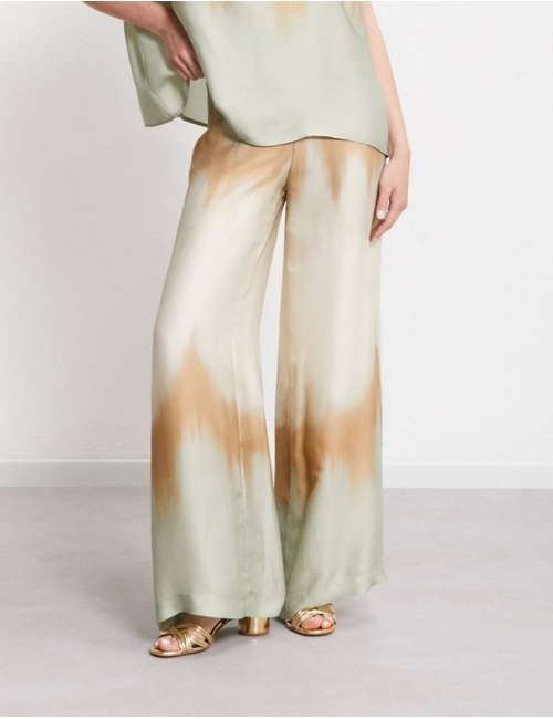 Otto D'ame geklede broek groen