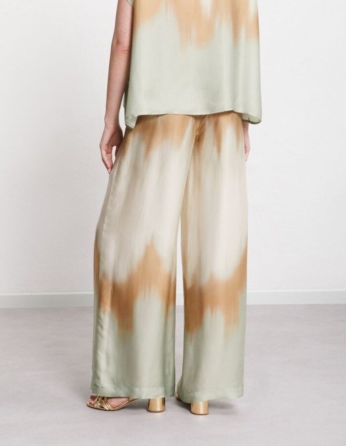 Otto D'ame geklede broek groen