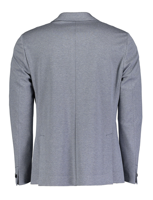 Lichtblauwe slim fit jersey kostuumvest 55050 