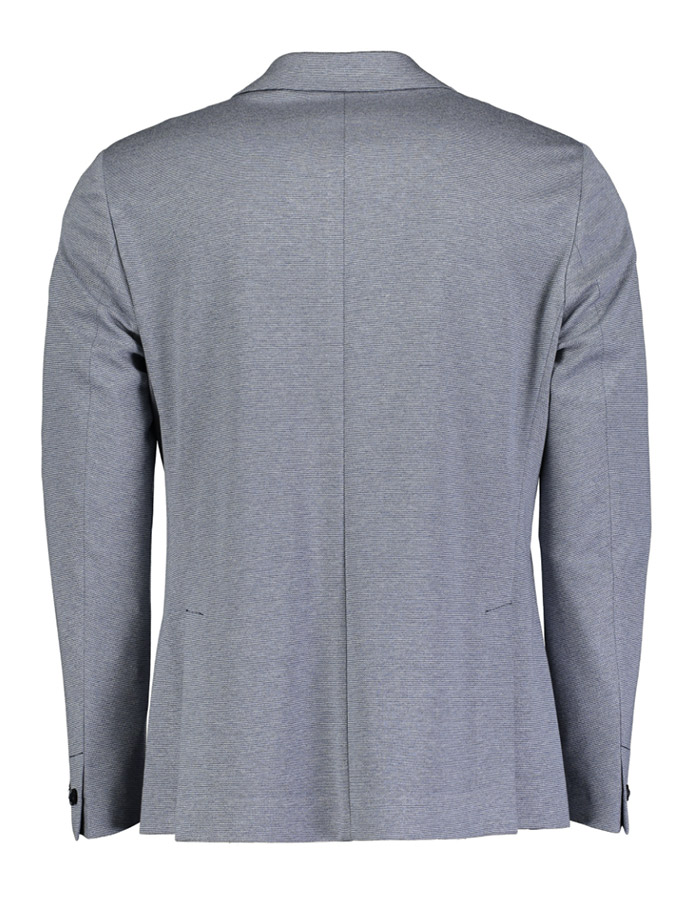 Lichtblauwe slim fit jersey kostuumvest 55050 