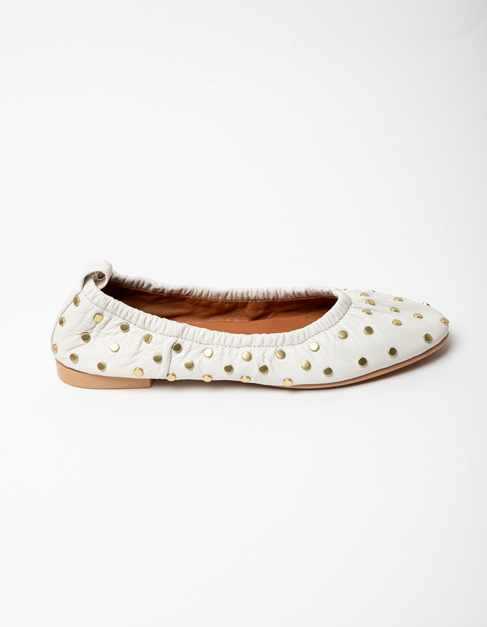 Babouche ballerina ecru