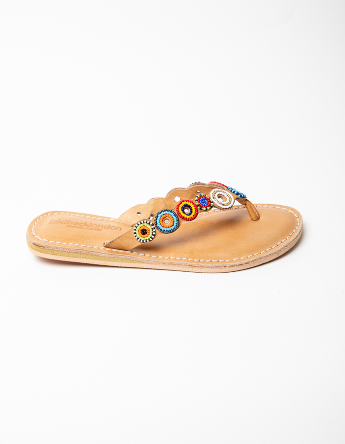 Laidback Londen slipper multicolor