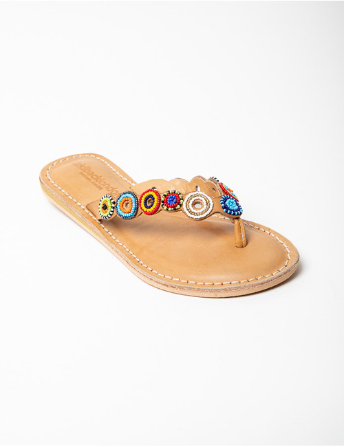 Laidback Londen slipper multicolor