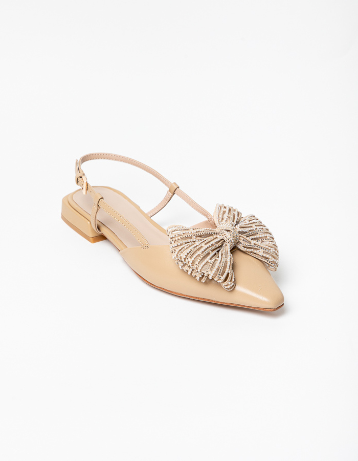 Slingback beige