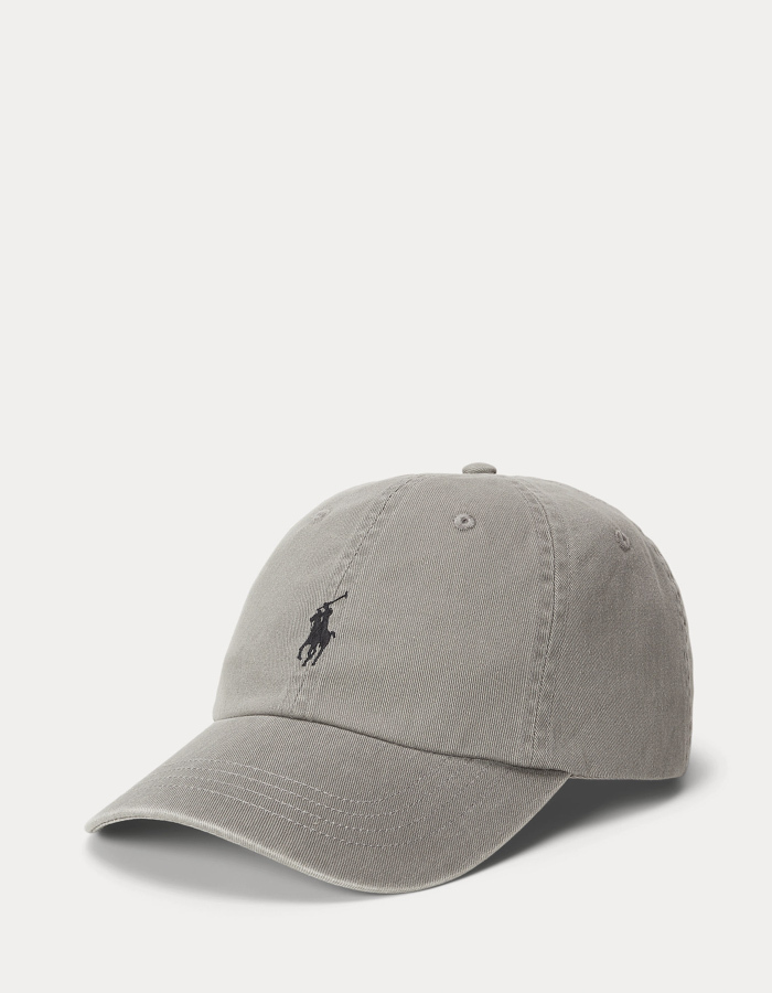 Katoenen chino baseball cap – College Grey