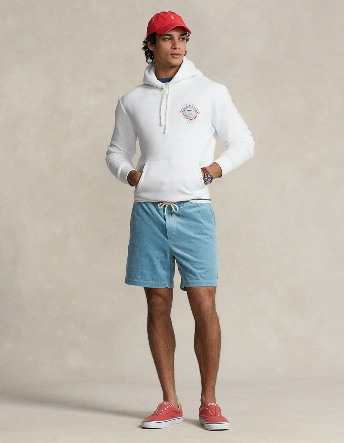 6-Inch Corduroy Short met Trekkoord