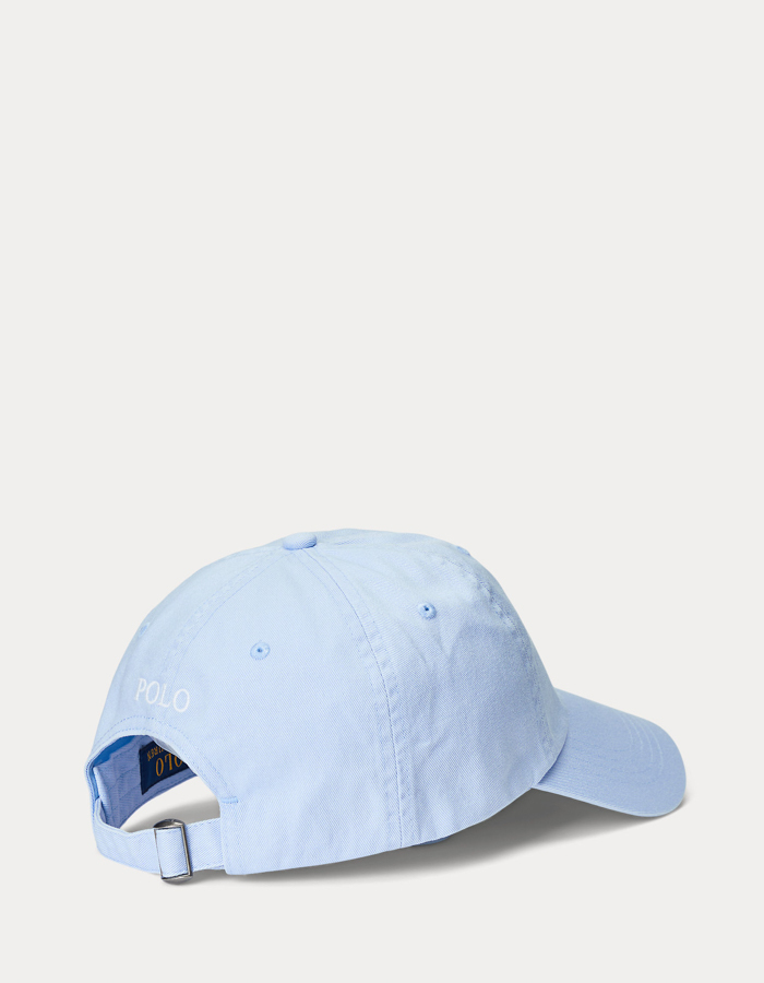 Katoenen chino ball cap – Office Blue
