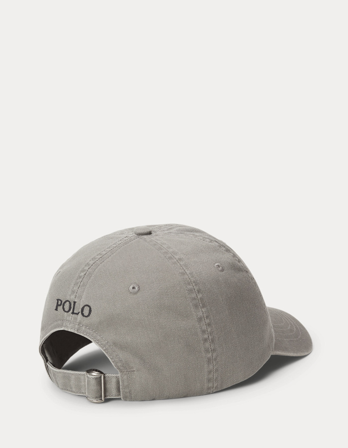 Katoenen chino baseball cap – College Grey