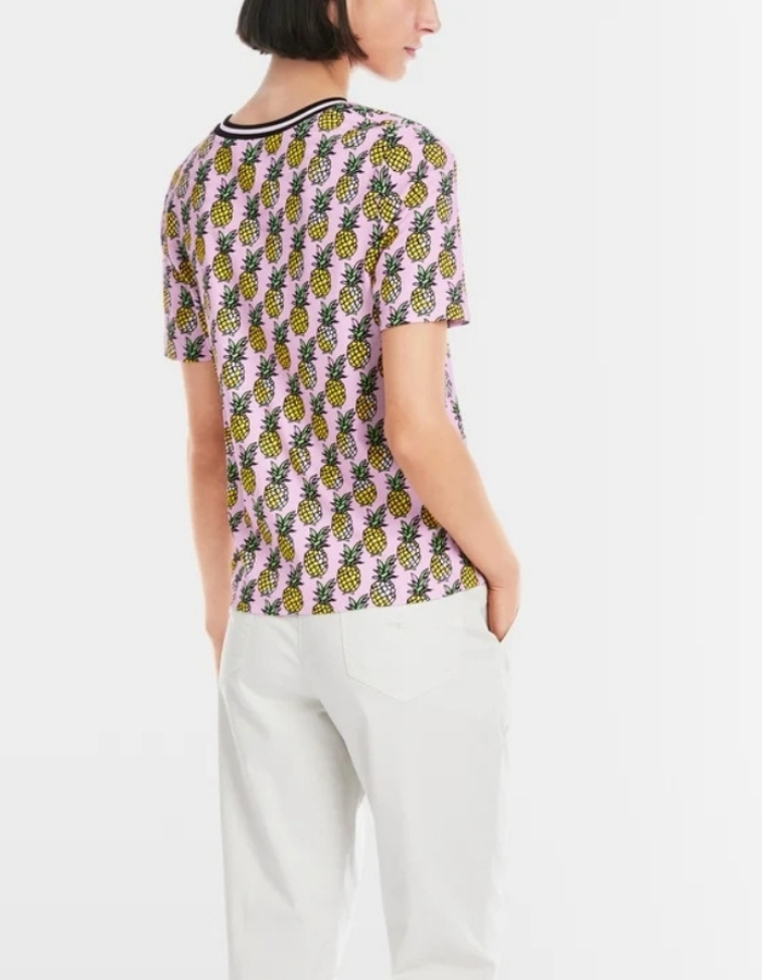 Marccain t-shirt korte mouw roze