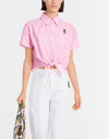 Marccain korte mouw bloes roze