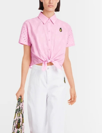 Marccain korte mouw bloes roze