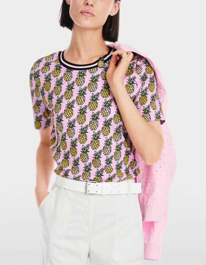 Marccain t-shirt korte mouw roze