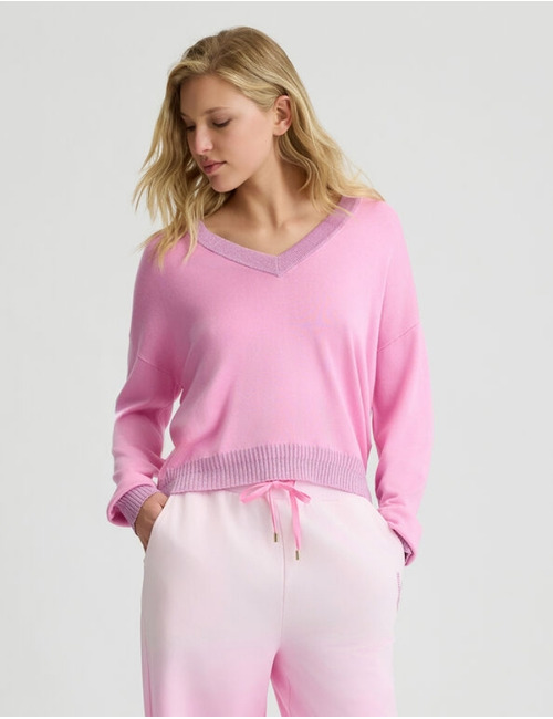 Liu Jo korte mouw pull roze