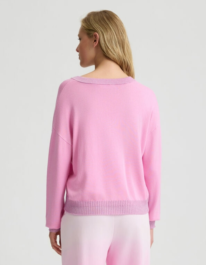 Liu Jo korte mouw pull roze