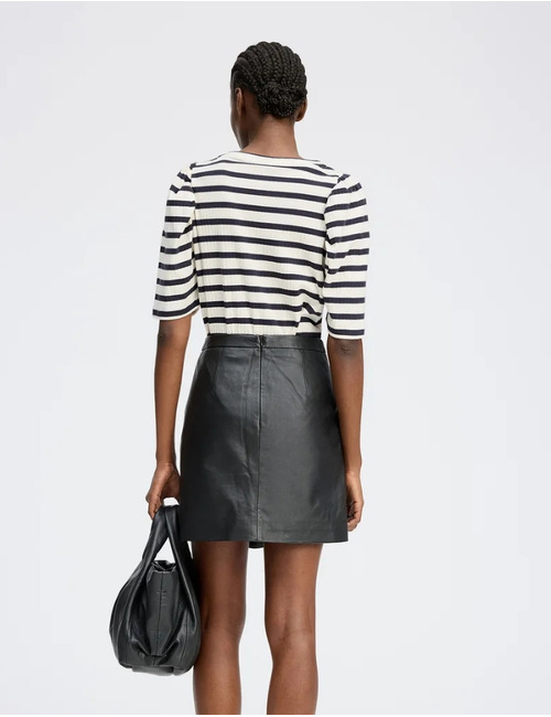 Munthe t-shirt korte mouw navy
