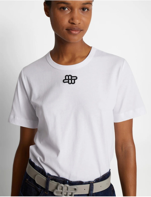 Munthe t-shirt korte mouw wit