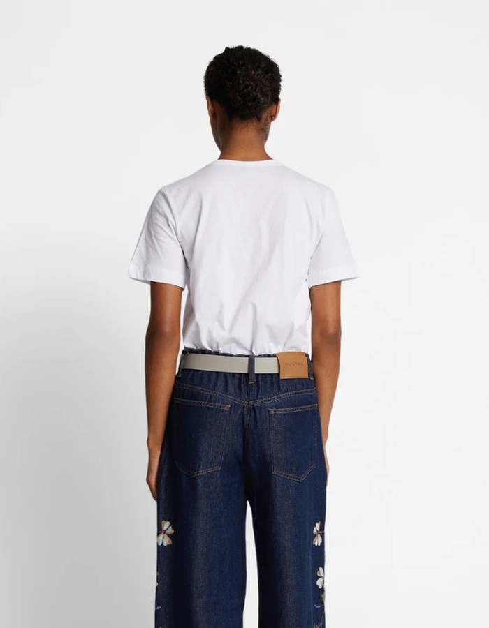 Munthe t-shirt korte mouw wit