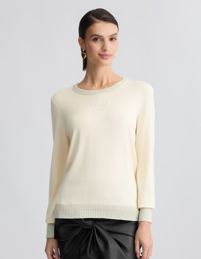 Liu Jo lange mouw pull beige