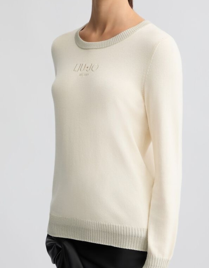 Liu Jo lange mouw pull beige