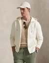 Double-Knit Full-Zip Hoodie – Pale Cream