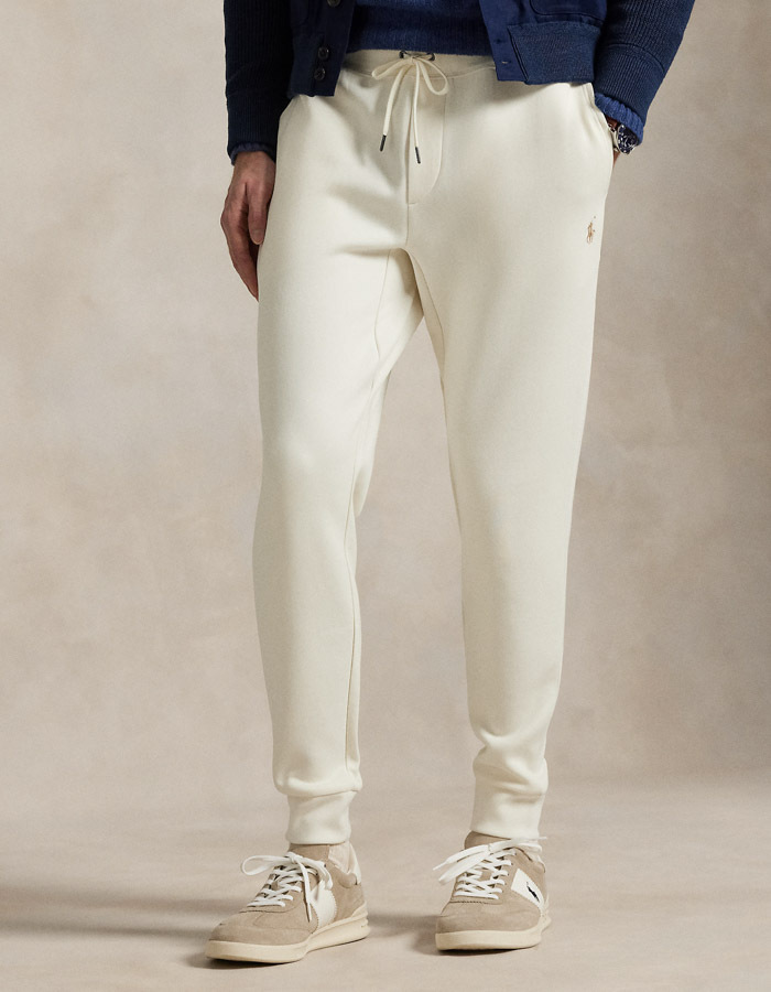 Double-Knit Jogger Pant – Pale Cream