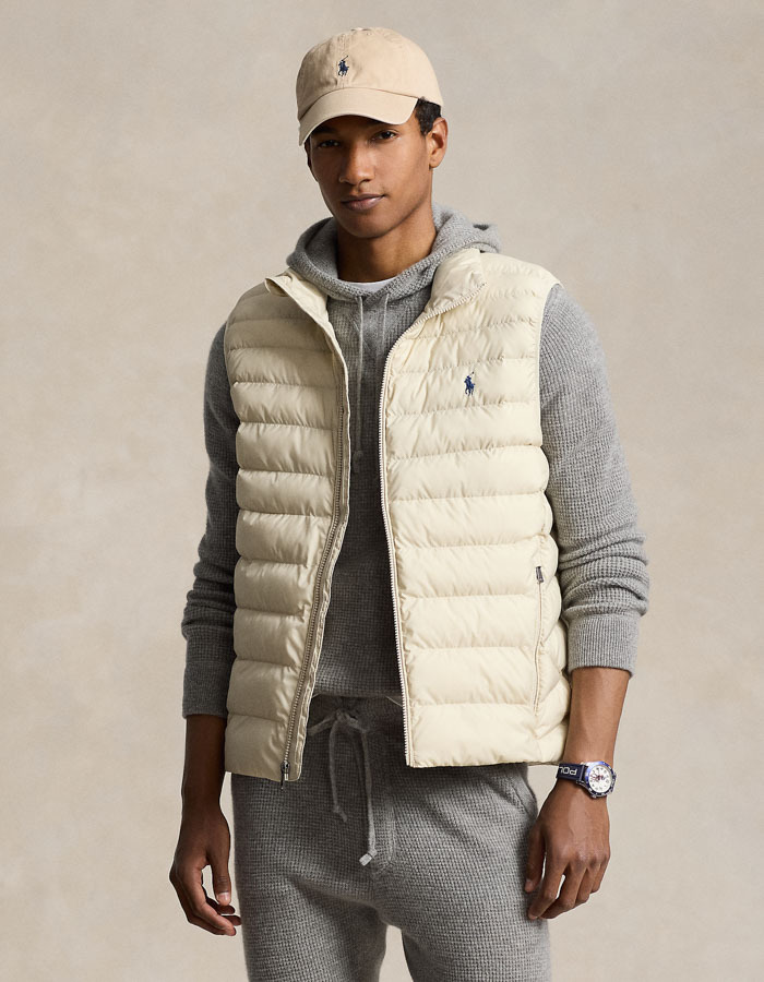 The Colden Packable Vest – Basic Sand