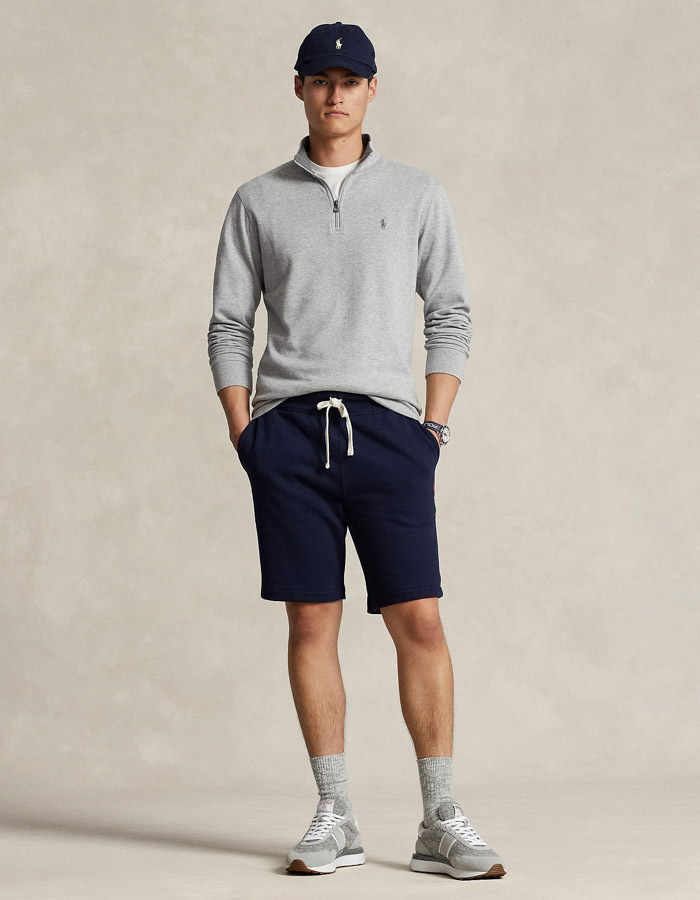 Luxury Jersey Quarter-Zip Pullover – Andover Heather