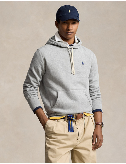 Fleece hoodie in katoenmix – Andover Heather
