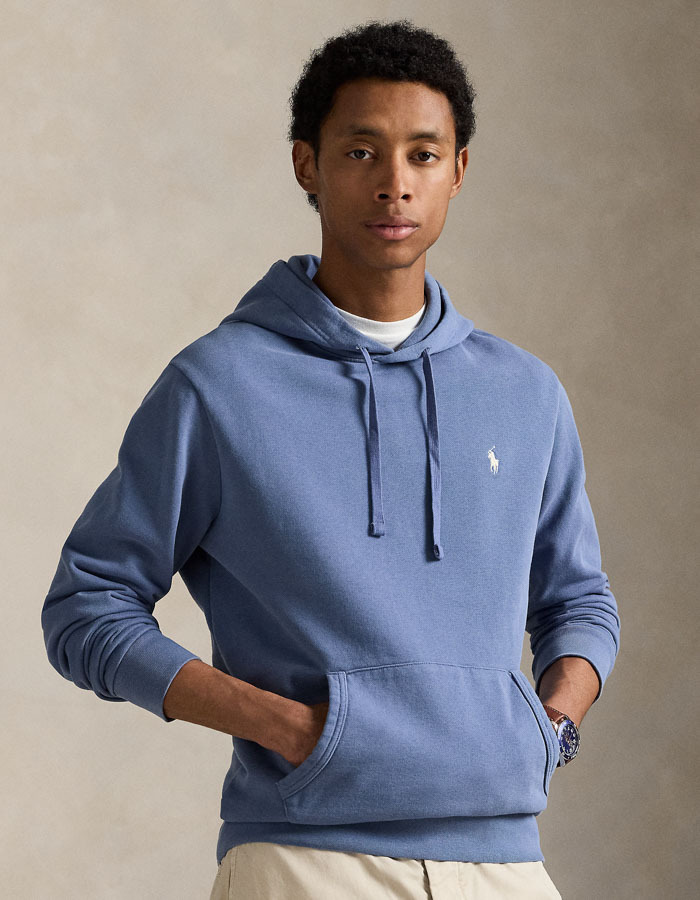Loopback Fleece Hoodie – Capri Blue