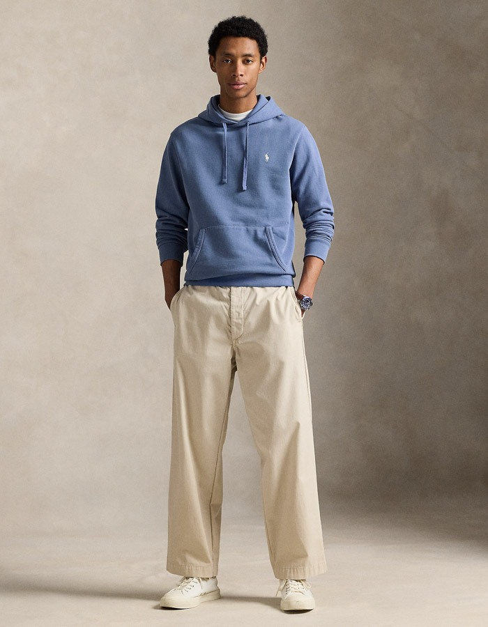 Loopback Fleece Hoodie – Capri Blue