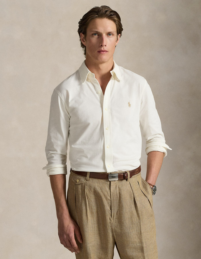 Featherweight Mesh Shirt – Pale Cream