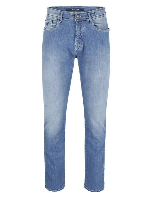 Lichtblauwe relaxed fit stretch jeans – ATN01RG