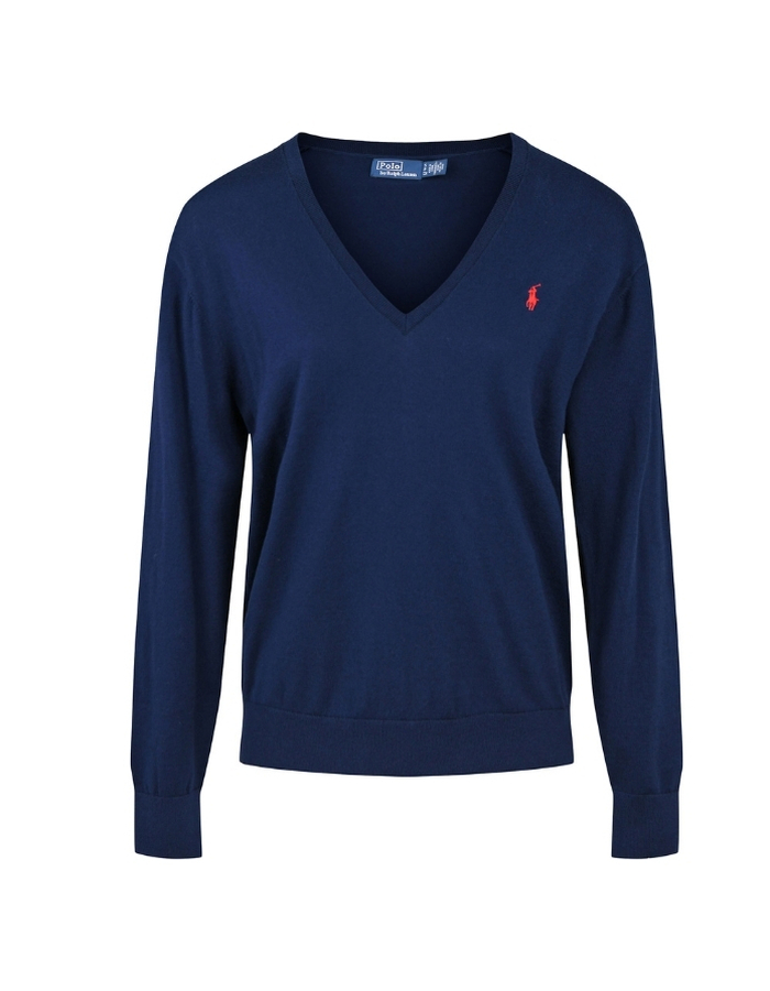 Ralph Lauren Dames lange mouw pull navy